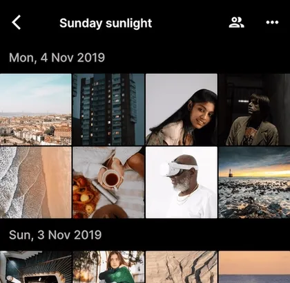 Adding a collaborator to a shared album in ente