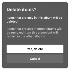 Prompt when both removal from album and deletion would occur