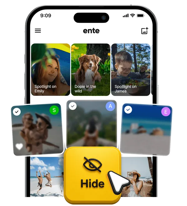Hide shared albums