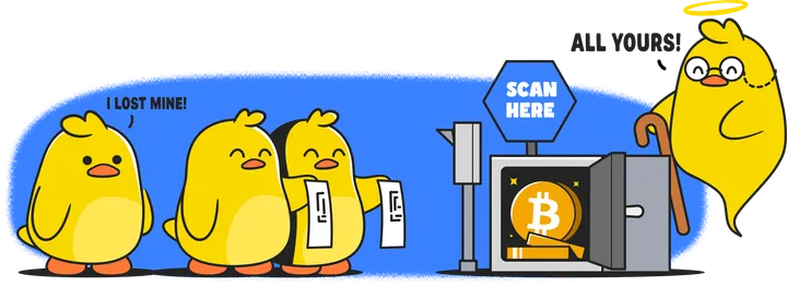 Duckies successfully recovering their grandpa's treasures