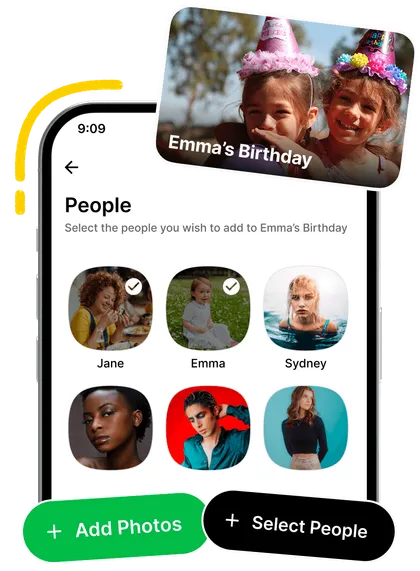 Smart albums on Ente Photos