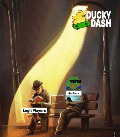 ducky dash spotlight shifting from hackers to legit players
